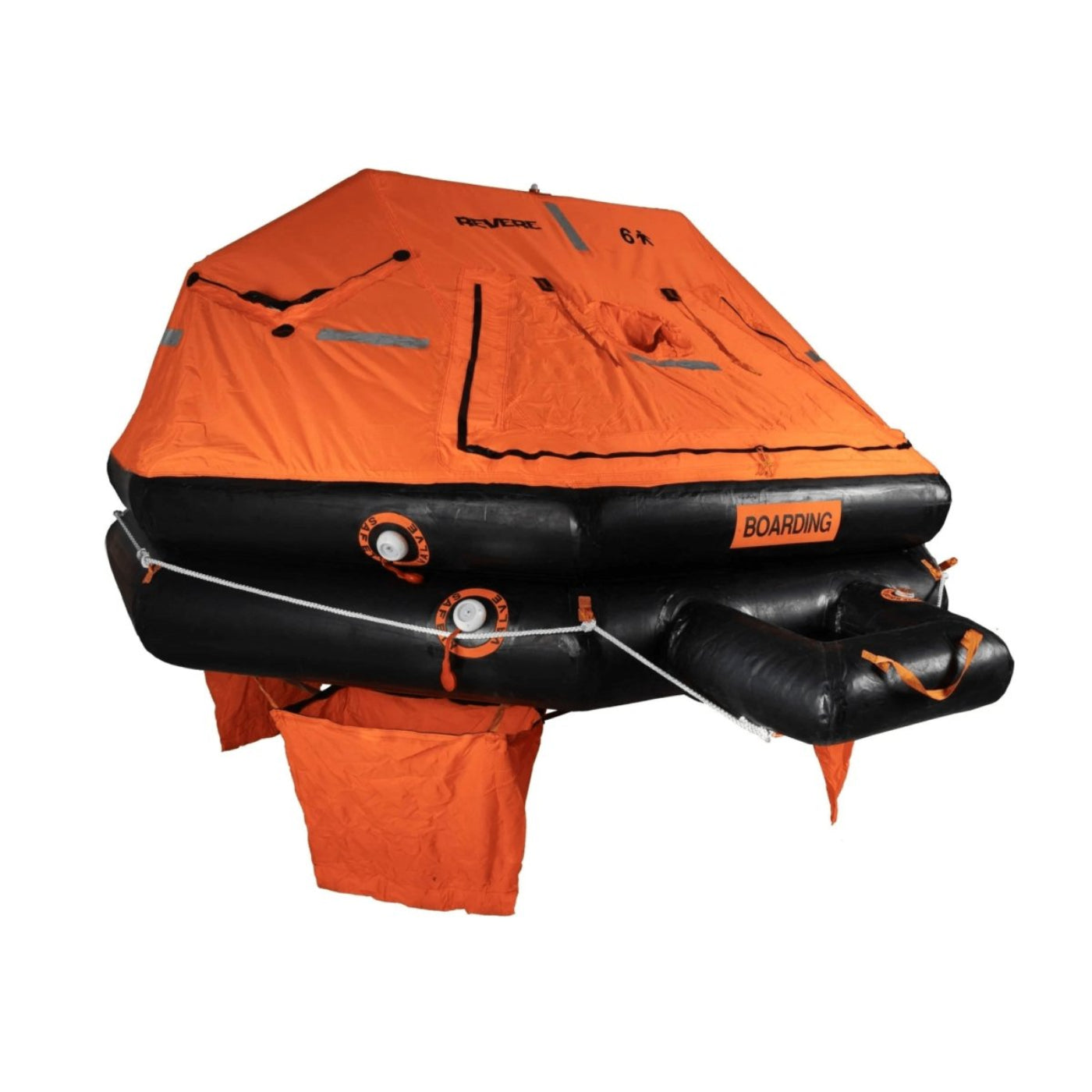 Revere 4-8 Person Low profile USCG/ SOLAS B Life Raft - 45-REV-CGS-4LP-B