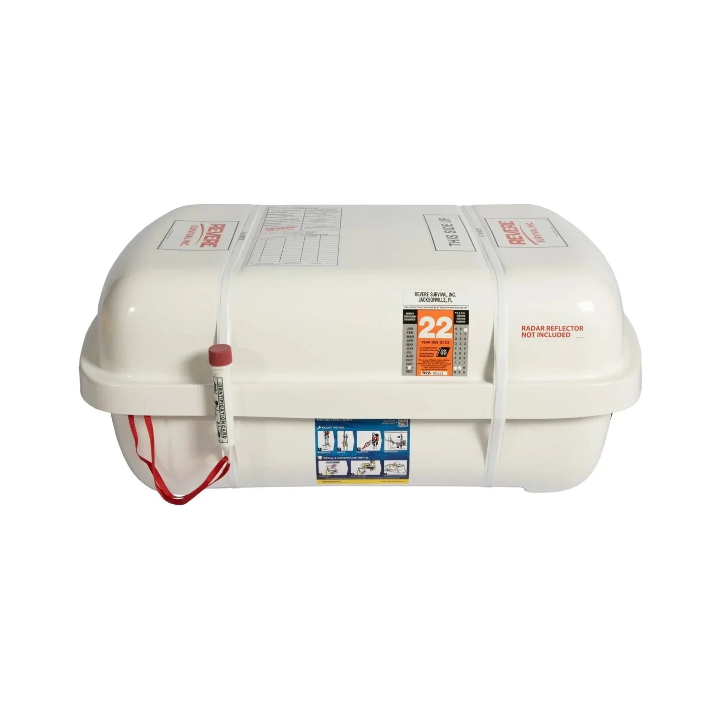 Revere 4-8 Person Low profile USCG/ SOLAS B Life Raft - 45-REV-CGS-4LP-B