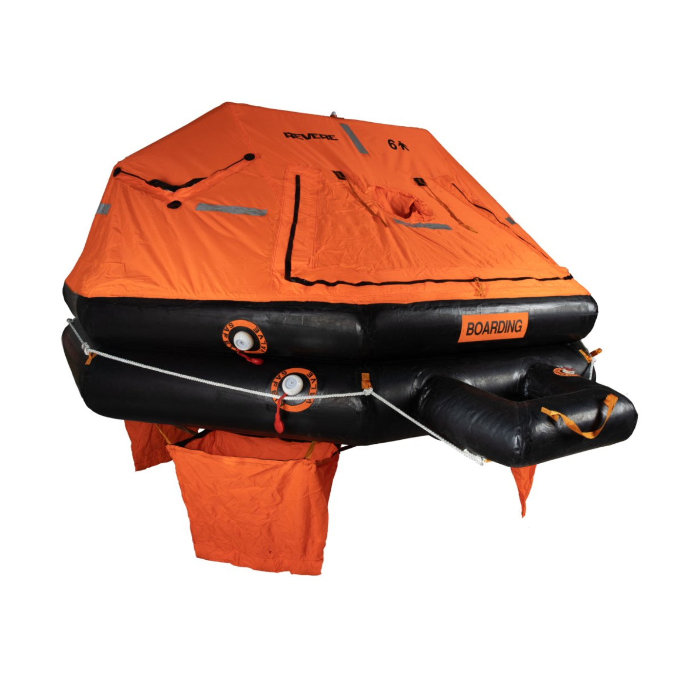 Revere 6-16 Person Compact USCG/ SOLAS A Life Raft - 45-REV-CPT-6LP / 45-CPTCRAD