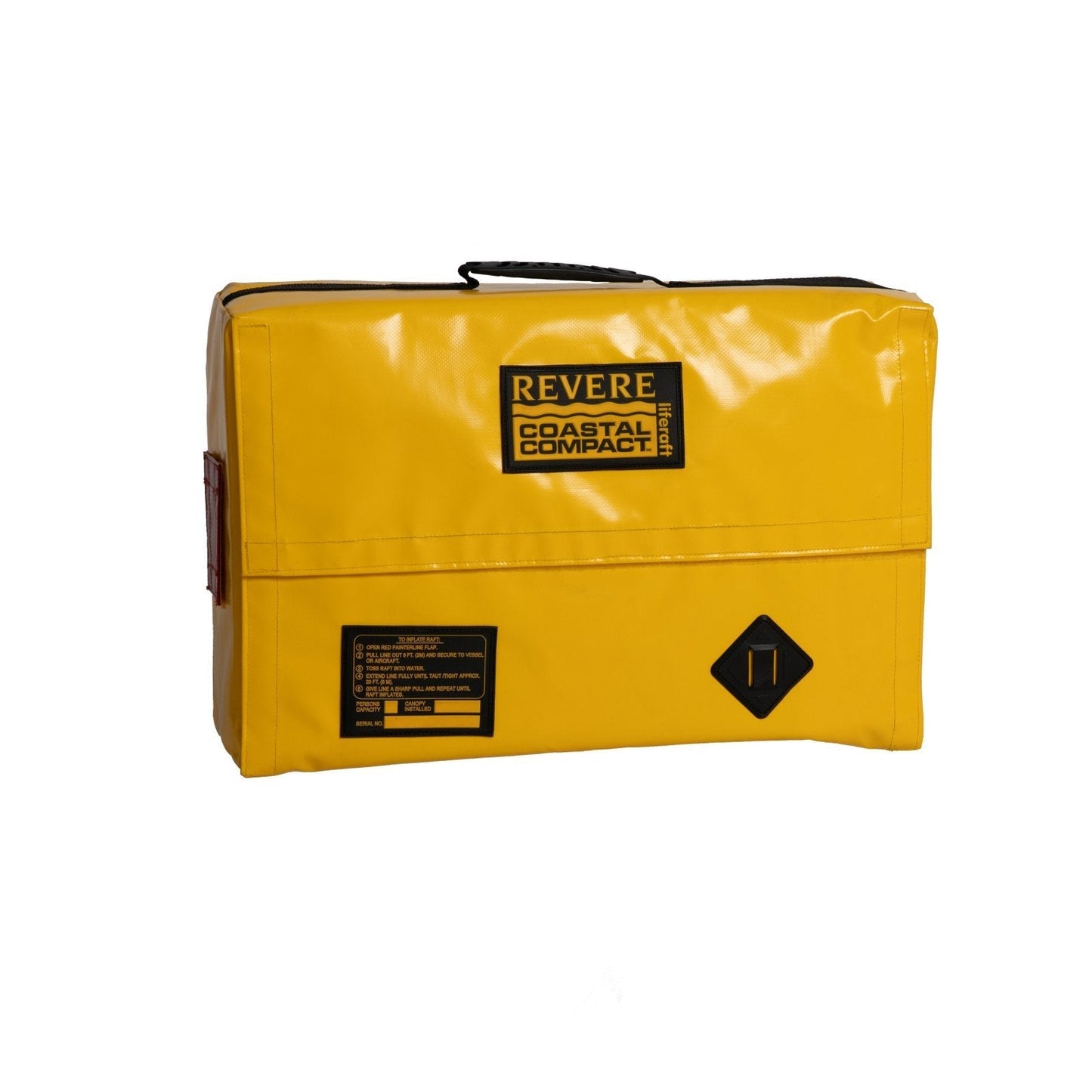 Revere Coastal Compact Life Raft, 2-6 Person, Valise Bag - REV290185