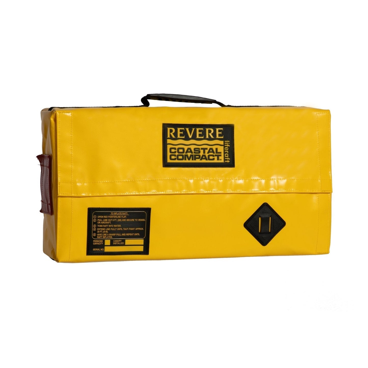 Revere Coastal Compact Life Raft, 2-6 Person, Valise Bag - REV290185