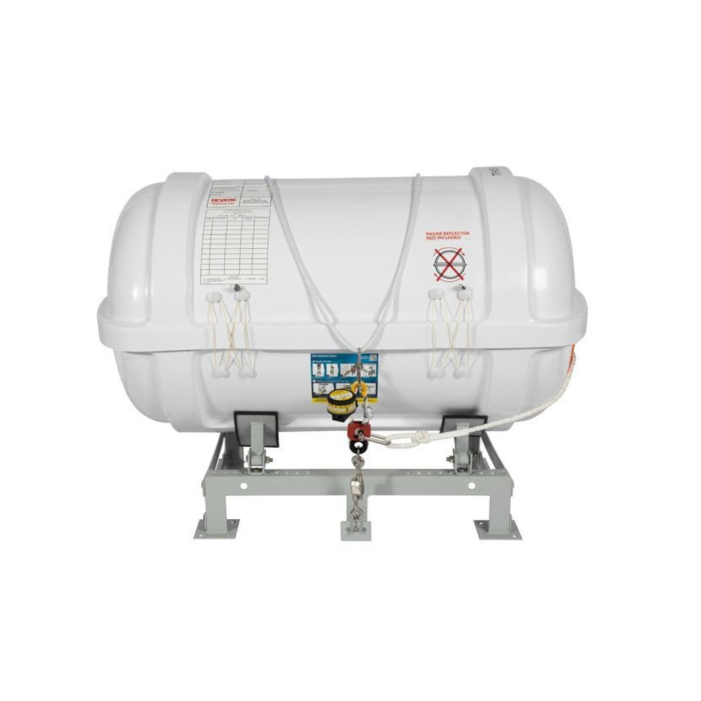 Revere USCG Approved IBA, 25-50 Person with Cradle - 45-REV-IBA-25C