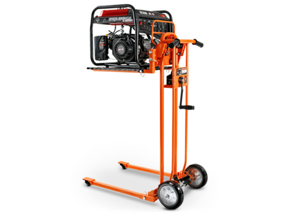 Super Handy GCAO028 Manual Stacker 330 lbs 40" Max Lift with a Flat Bed New Canada Only - GCAO028