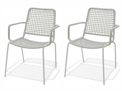 Midtown Concept Oberon Black Stacking Indoor Dining Chair - 4PC - SC OBERON BLK
