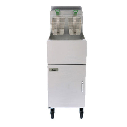 Frymaster Dean SM150G Gas 50 lb Full Pot Super Marathon Fryer with Twin Baskets - FRYSM50