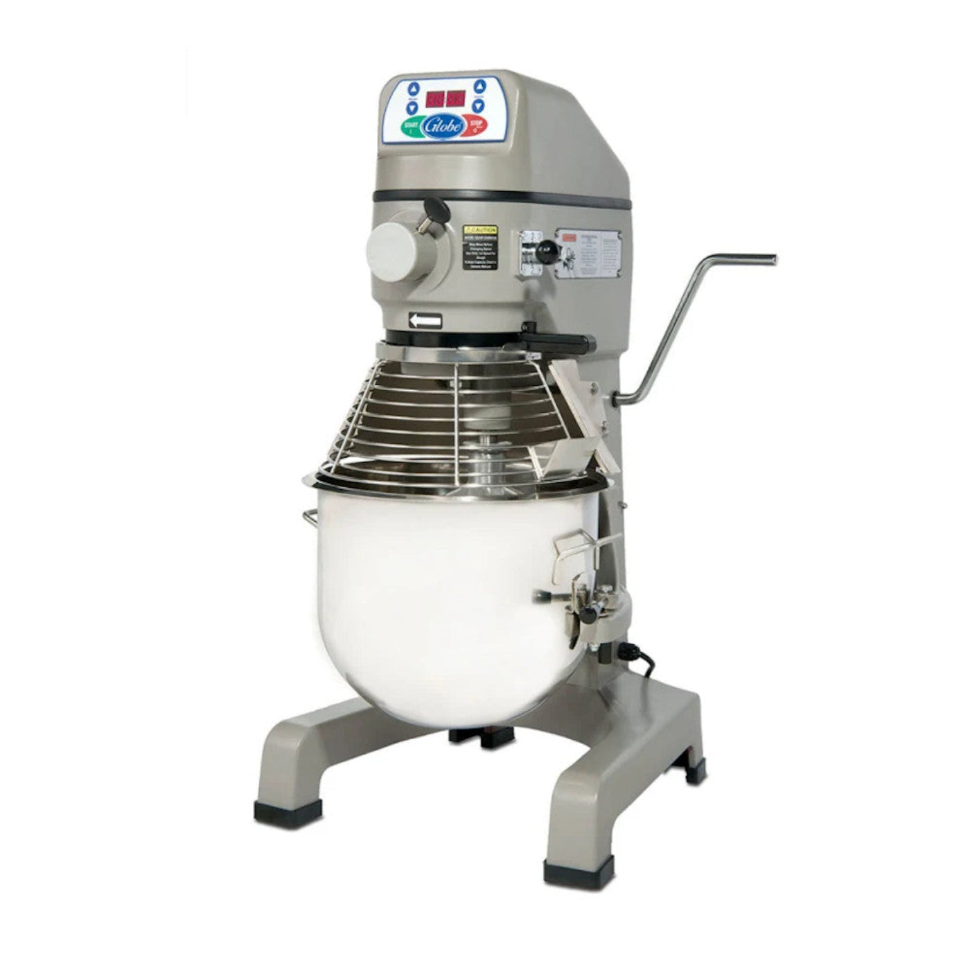 Globe Gear Driven 25 Qt. Commercial Planetary Floor Mixer - 115V, 3/4 hp - GLSP25