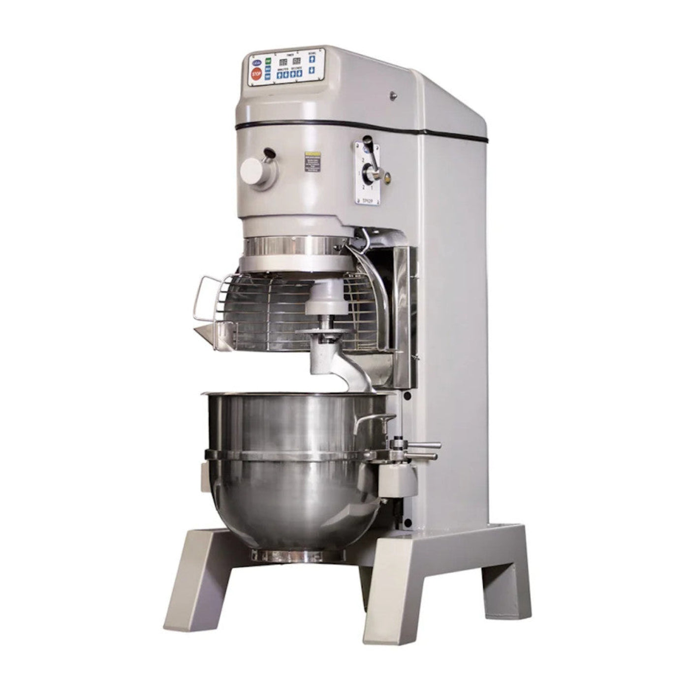 Globe Gear Driven 60 Qt. Commercial Planetary Floor Pizza Mixer - 3 HP - GLSP62P