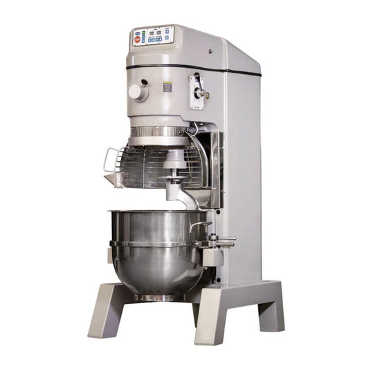 Globe Gear Driven 60 Qt. Commercial Planetary Floor Pizza Mixer - 3 HP - GLSP62P