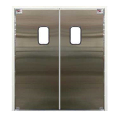Curtron SPD-30-SS-DBL-4296 42" x 96" Service-Pro Series 30 Double Swing Door - CUSPD30SSDBL4296