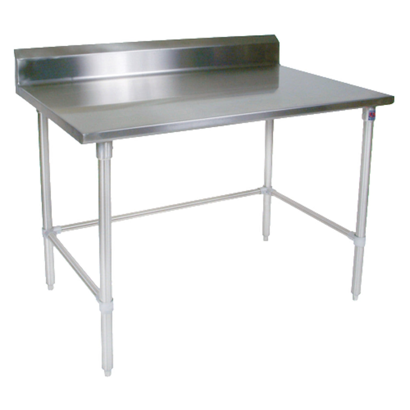 John Boos ST6R5-2436SBK Open Base 36"W x 24"D Stainless Steel Work Table - JBST6R52436SBK