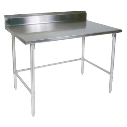 John Boos ST6R5-2436SBK Open Base 36"W x 24"D Stainless Steel Work Table - JBST6R52436SBK