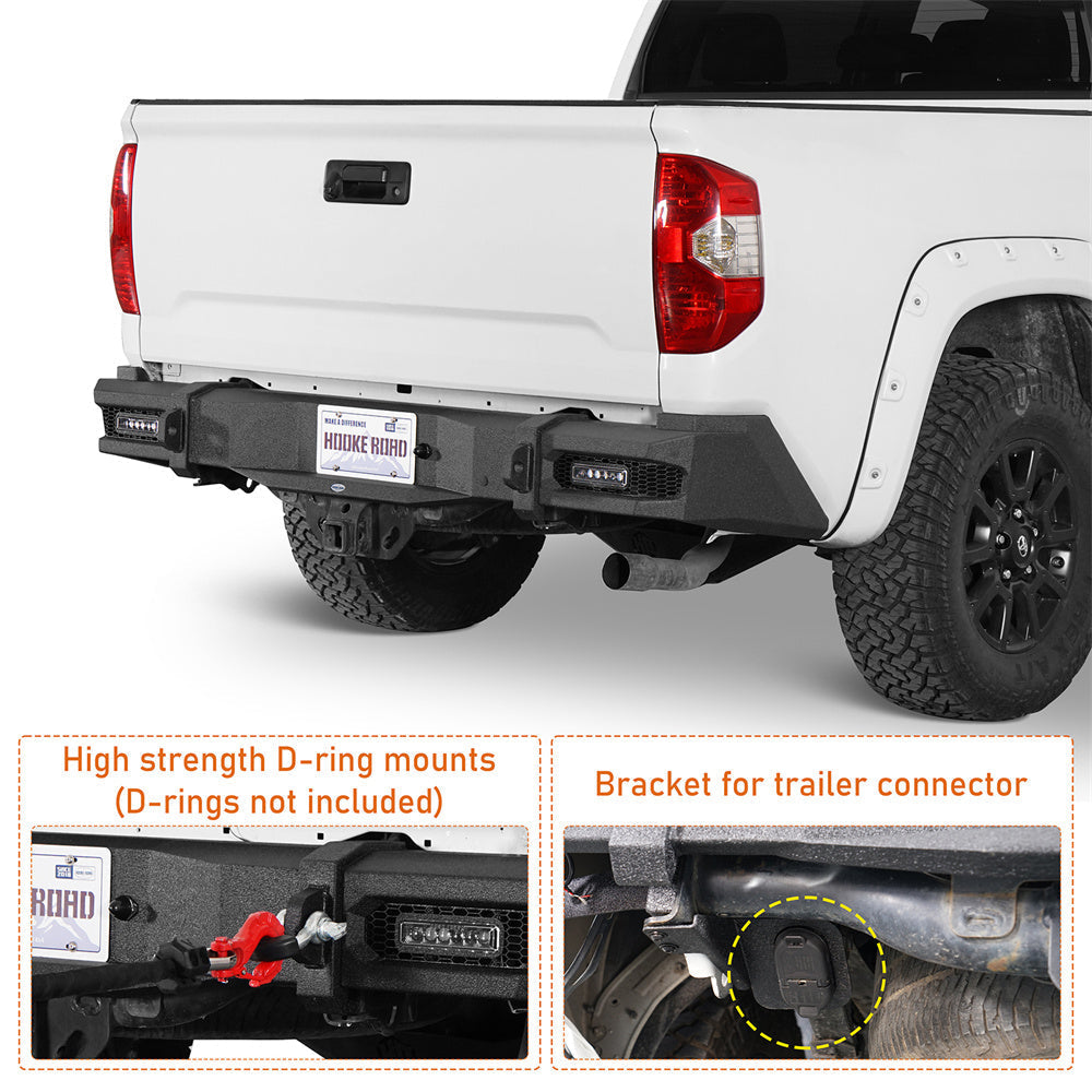 Stag Rear Bumper for 2014-2021 Toyota Tundra  - Hooke Road