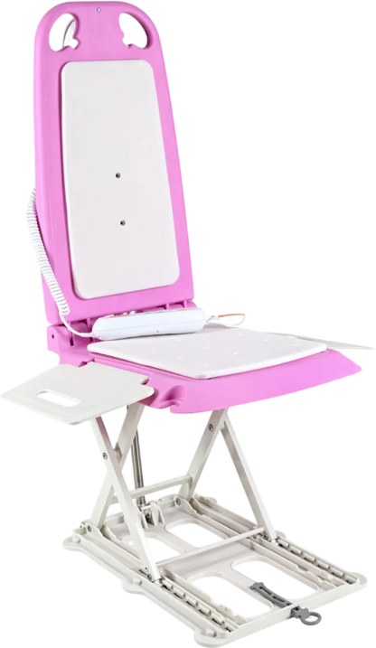 Super Handy GUT197 GoRise LT Floor and Bath Lift 330 Lbs Capacity Pink Edition New - GUT197