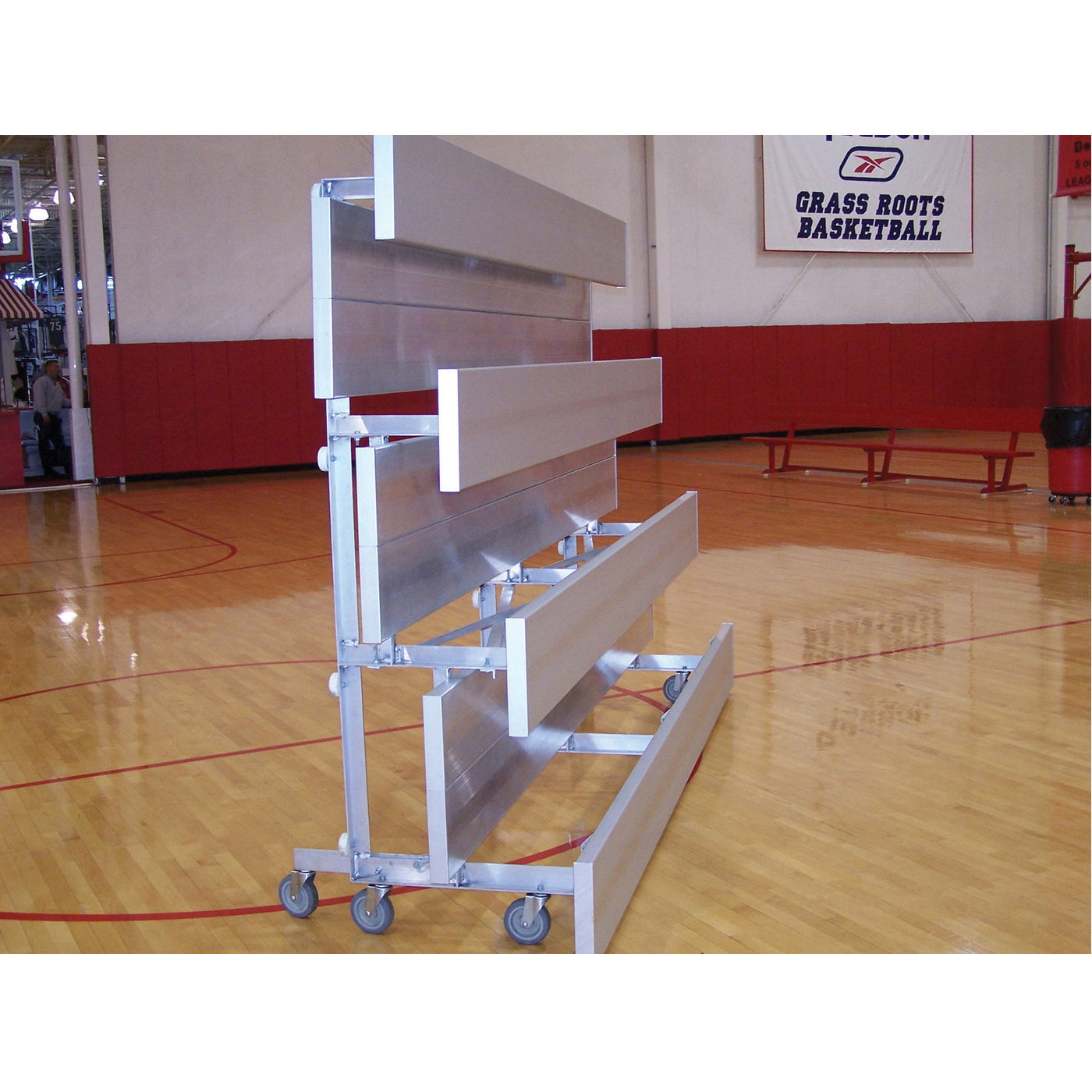 Bleacher 3 Row Tip-N-Roll - BL321TR