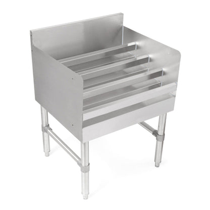 John Boos UBLD-2112 4-Step Underbar Liquor Bottle Display - JBUBLD2112