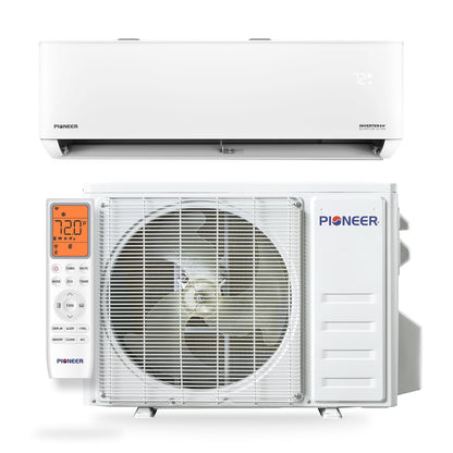 Pioneer Quantum Ultra 23,000 BTU 23 SEER2 230V High-Wall Ductless Energy-Star Mini-Split Air Conditioner Inverter Heat Pump Full Set - WYT024GLSI24RL-10S