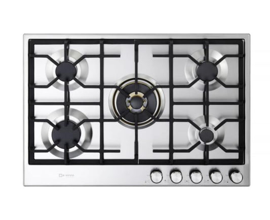 Verona 30" Designer Gas Cooktop - Brass Burners - SS - 5 Burners - VDGCT530FSS