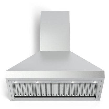 Verona - 48" Designer Chimney Wall Hood- 1200 CFM - 4 Speeds - VECHW48GSS