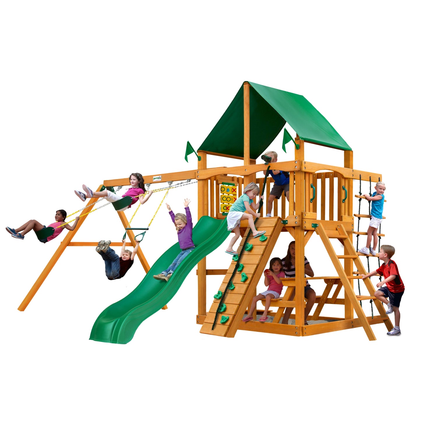 Gorilla Playsets Chateau Swing Set