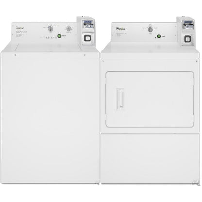 Whirlpool 27 Inch Top Load Commercial Washer & Whirlpool 27 Inch Top Load Commercial Gas Dryer - CAE2745FQ