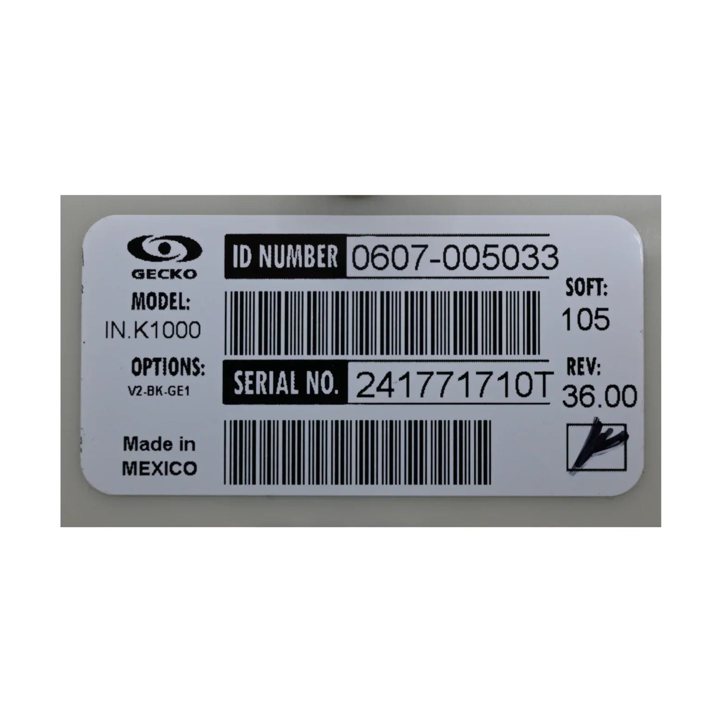 MASTER SPAS PANEL, IN.K1000+ 10' CORD - X310329