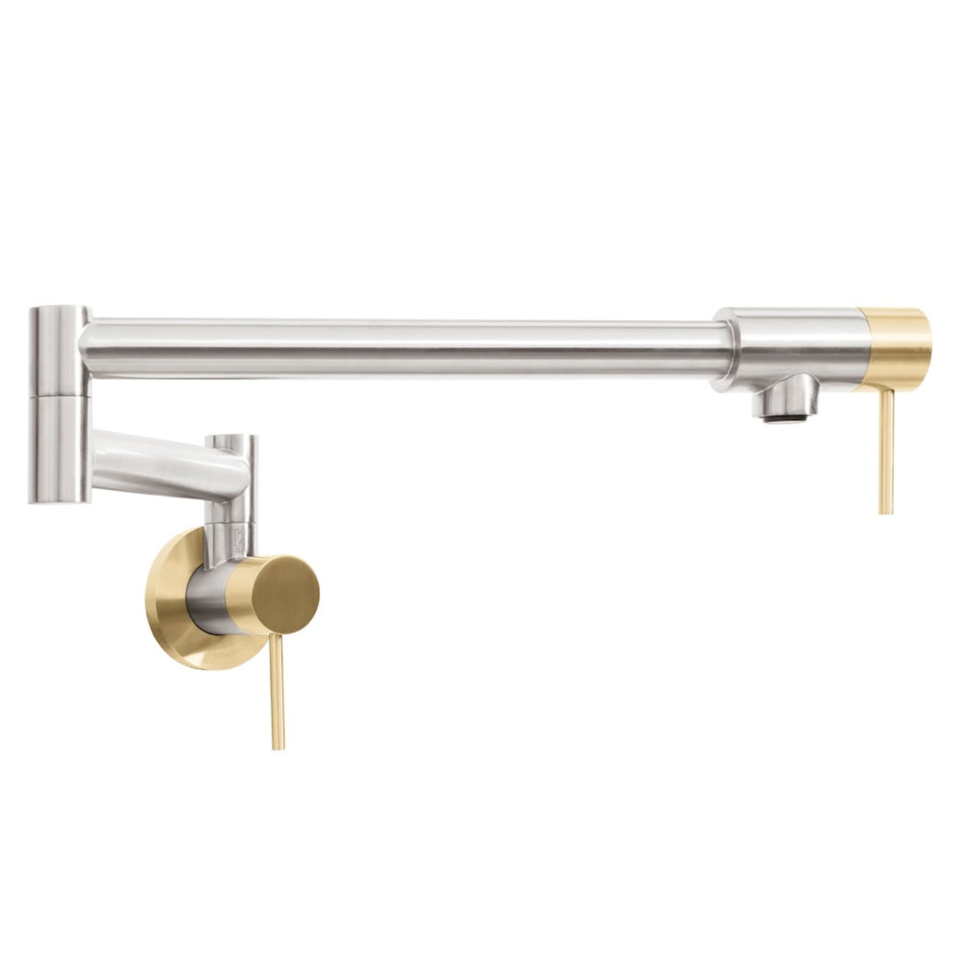 ZLINE Autograph Gemini Pot Filler in Brushed Nickel and Champagne Bronze,  - GEM-FPF-ZBNCB