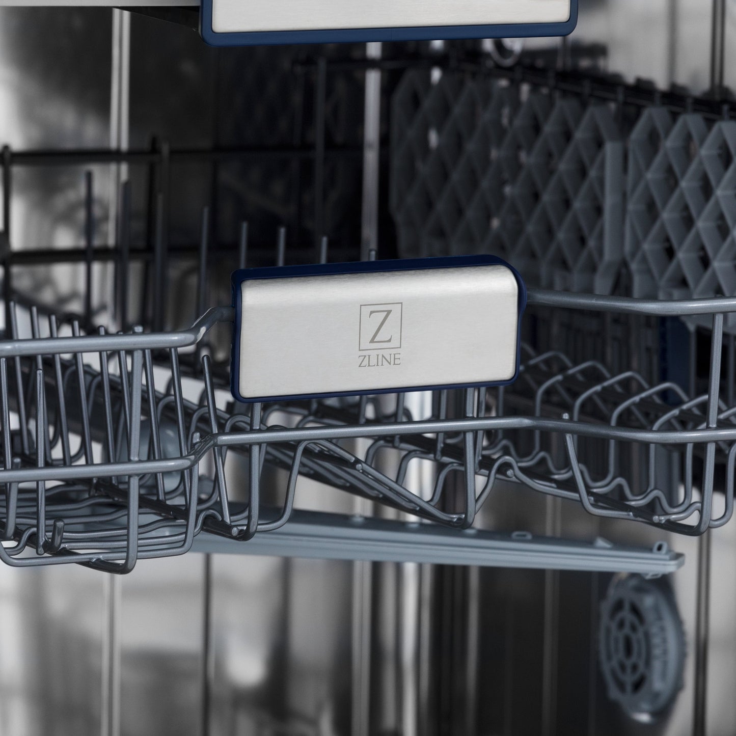 ZLINE 24 in. Top Control Tall Dishwasher is Custom Panel Ready with Champagne Bronze Handle,  - DWV-24-CB