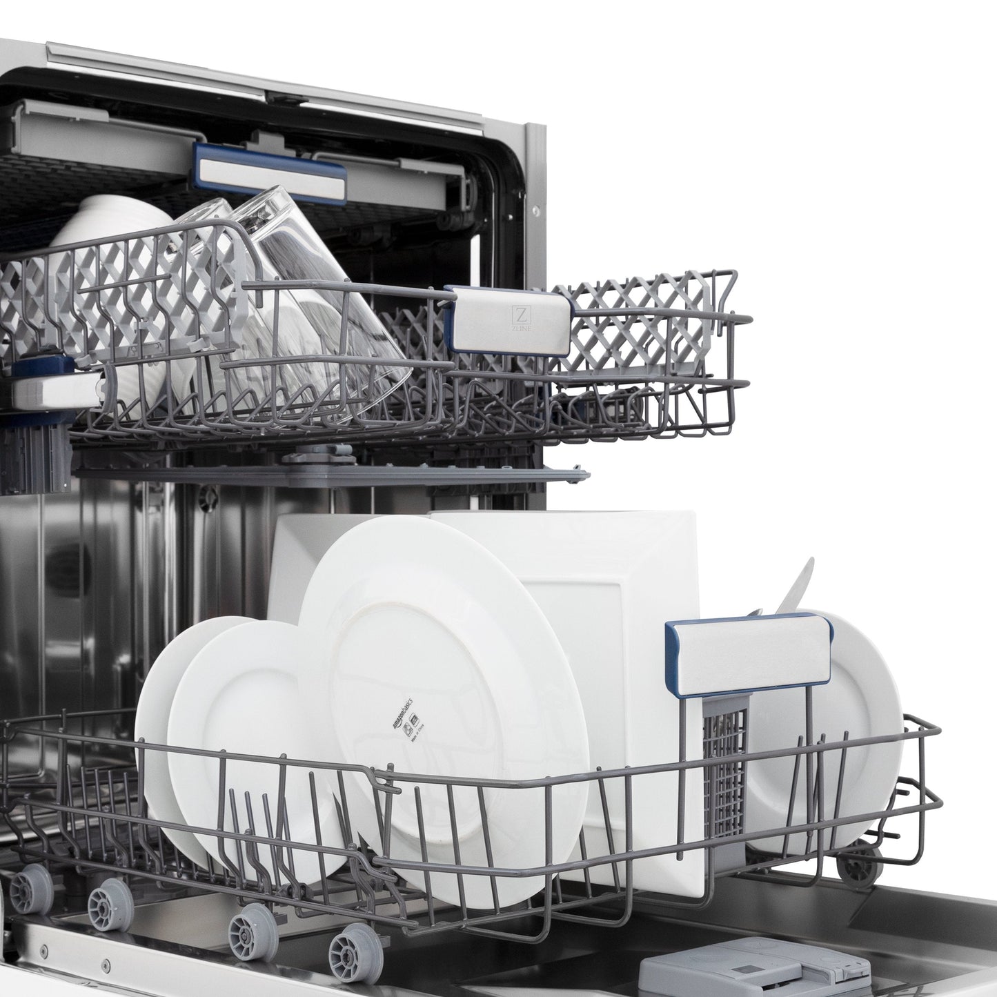 ZLINE 24 in. Top Control Tall Dishwasher is Custom Panel Ready with Champagne Bronze Handle,  - DWV-24-CB