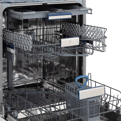 ZLINE 24 in. Top Control Tall Dishwasher is Custom Panel Ready with Champagne Bronze Handle,  - DWV-24-CB